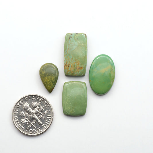 Experience the beauty of Turquoise Mountain Cabochons. With their distinctive blue and green color, these gemstones are perfect for any jewelry piece.