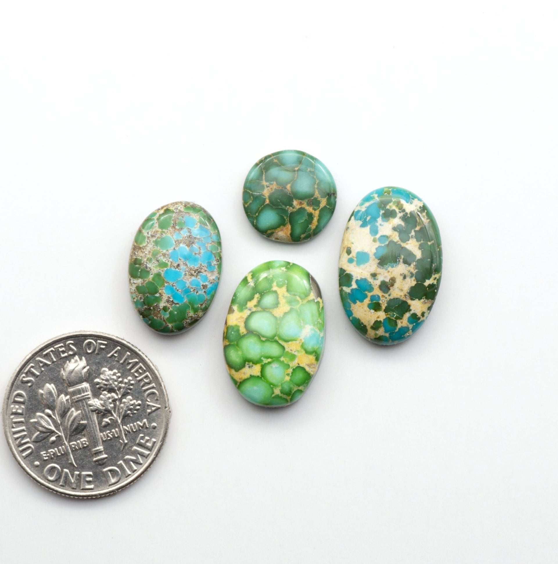 Sonoran Mountain Turquoise showcases a stunning blend of blue and green hues and natural patterns that make it a must-have for any jewelry collection.

