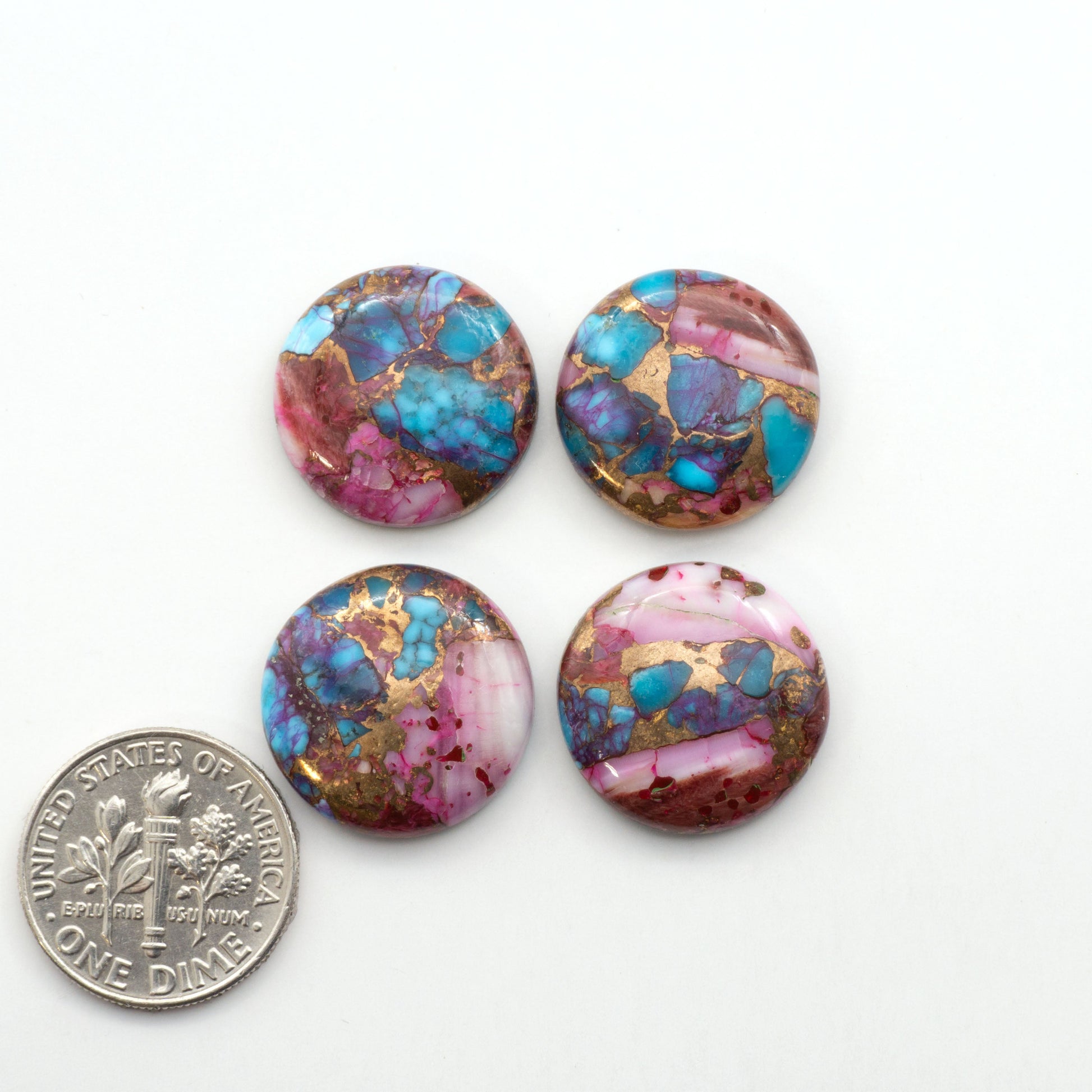 These Spiny Kingman Cabochons are perfect for any jewelry making project. With their unique and intricate patterns, they add a touch of elegance to your designs…