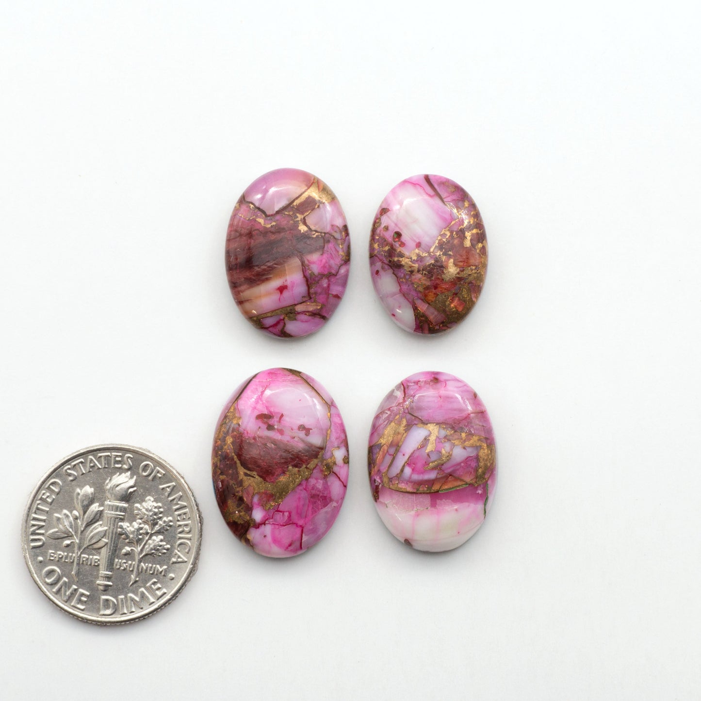 These Spiny Kingman Cabochons are perfect for any jewelry making project. With their unique and intricate patterns, they add a touch of elegance to your designs…