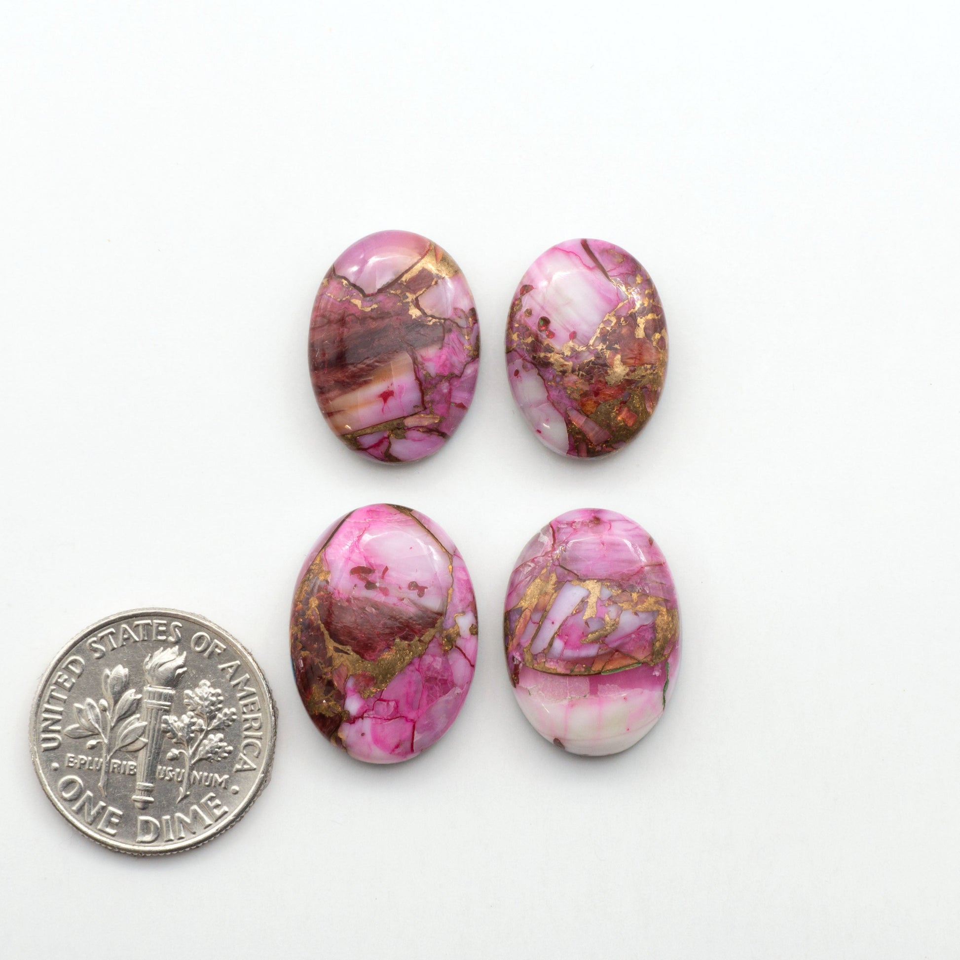 These Spiny Kingman Cabochons are perfect for any jewelry making project. With their unique and intricate patterns, they add a touch of elegance to your designs…