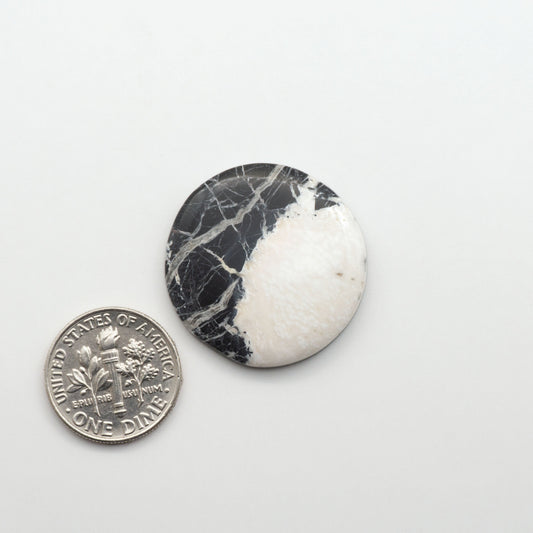 Natural White Buffalo Stone Cabochons are semi-precious gemstones cut into shapes ideal for jewelry-making, making them an excellent choice for artisans.