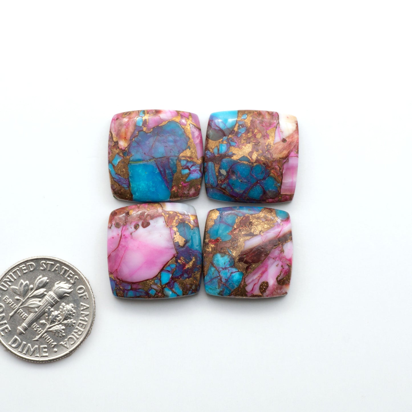 These Spiny Kingman Cabochons are perfect for any jewelry making project. With their unique and intricate patterns, they add a touch of elegance to your designs…