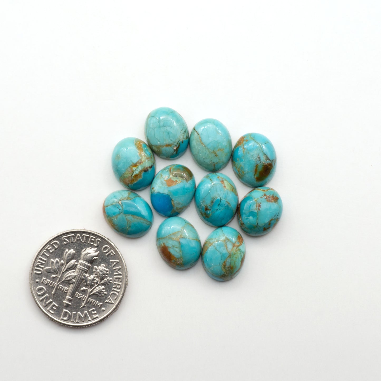 Pressed Turquoise Nugget