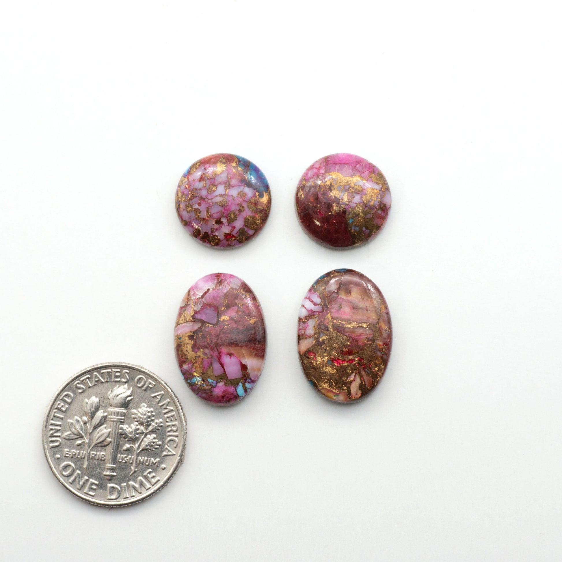 These Spiny Kingman Cabochons are perfect for any jewelry making project. With their unique and intricate patterns, they add a touch of elegance to your designs…