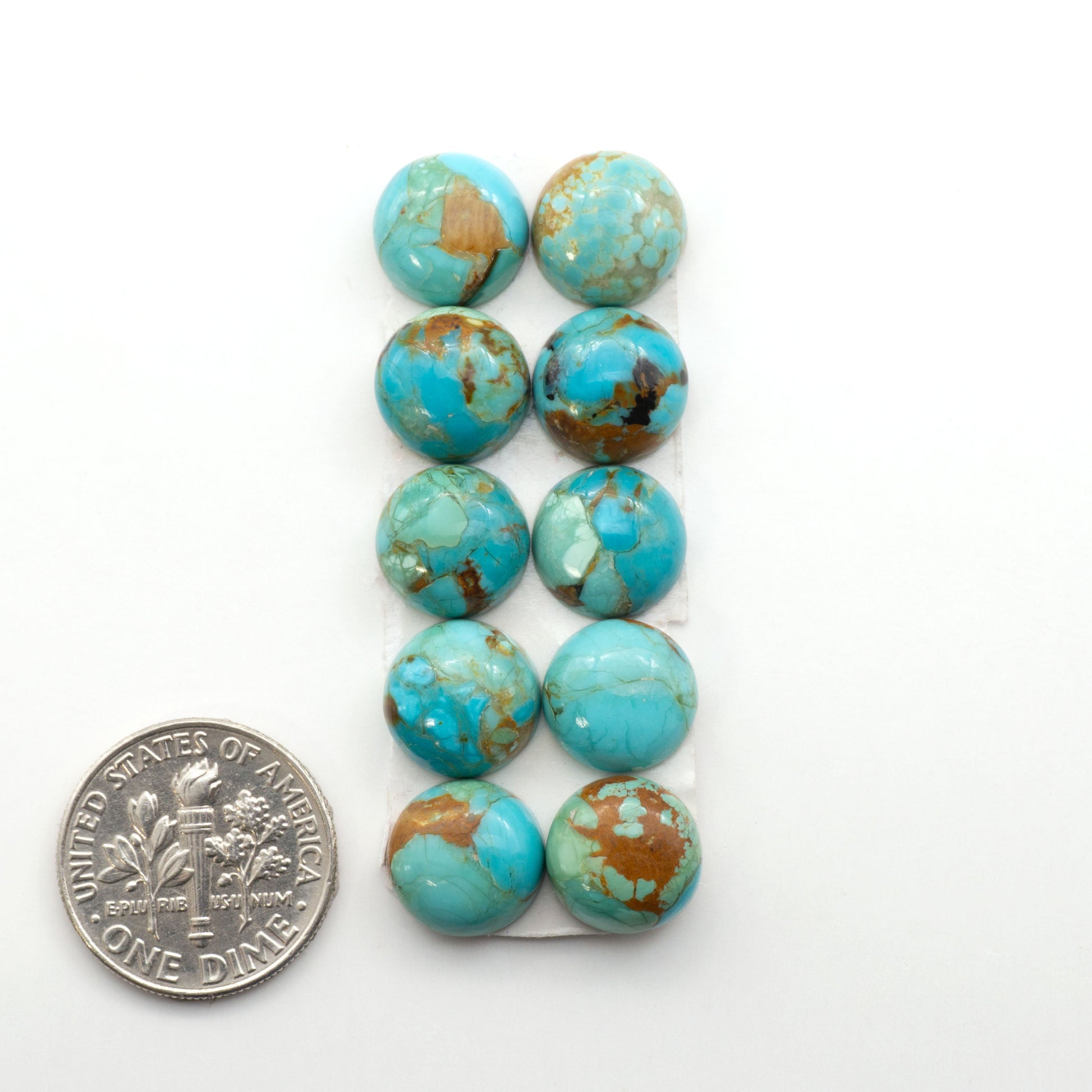 Enhance your jewelry designs with Pressed Turquoise Nugget Cabochons. Crafted from composite materials they add a captivating touch to your creations.