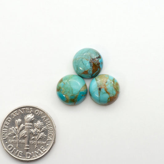 Enhance your jewelry designs with Pressed Turquoise Nugget Cabochons. Crafted from composite materials they add a captivating touch to your creations.