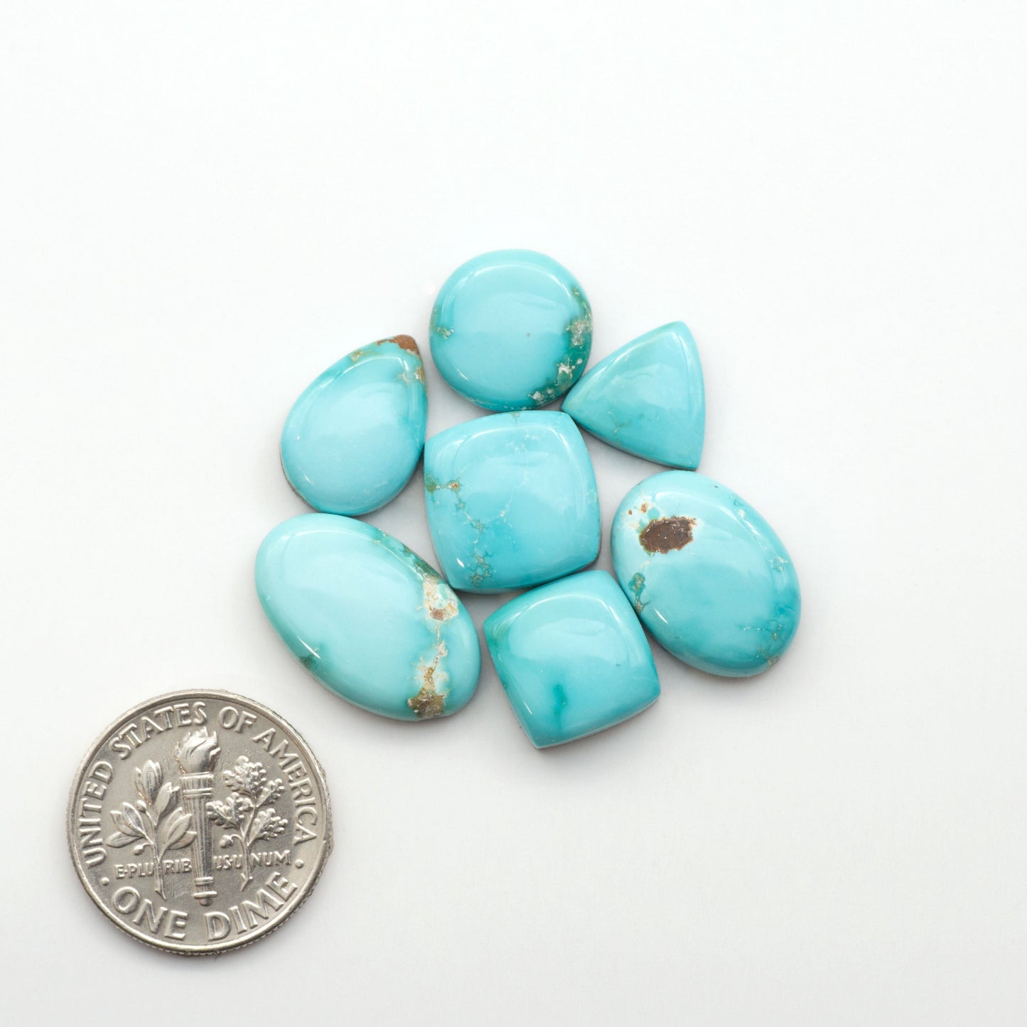 Experience the beauty of Fox Turquoise, mined in Nevada, USA. Elevate your jewelry designs with the stunning colors and patterns of these unique gemstones.


