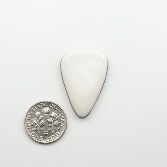 Natural White Buffalo Stone Cabochons are semi-precious gemstones cut into shapes ideal for jewelry-making, making them an excellent choice for artisans.