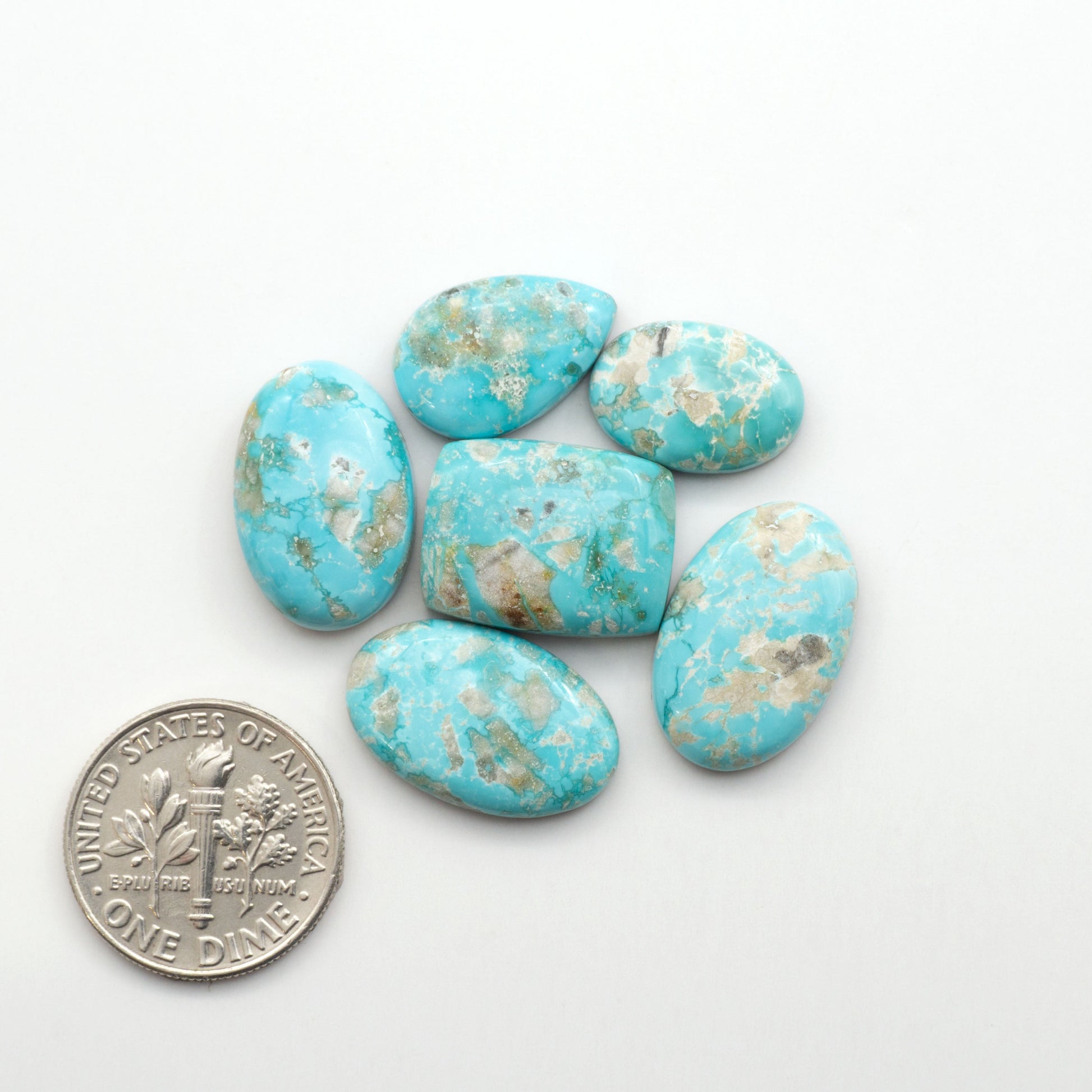 Experience the beauty of Fox Turquoise, mined in Nevada, USA. Elevate your jewelry designs with the stunning colors and patterns of these unique gemstones.