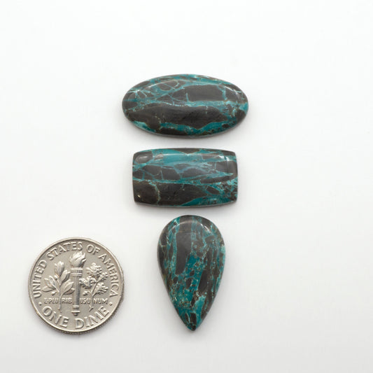 Apache Nugget Turquoise. Mined from the Apache Nugget Hole, this turquoise boasts stunning colors and patterns making it a must-have for any jewelry collection.