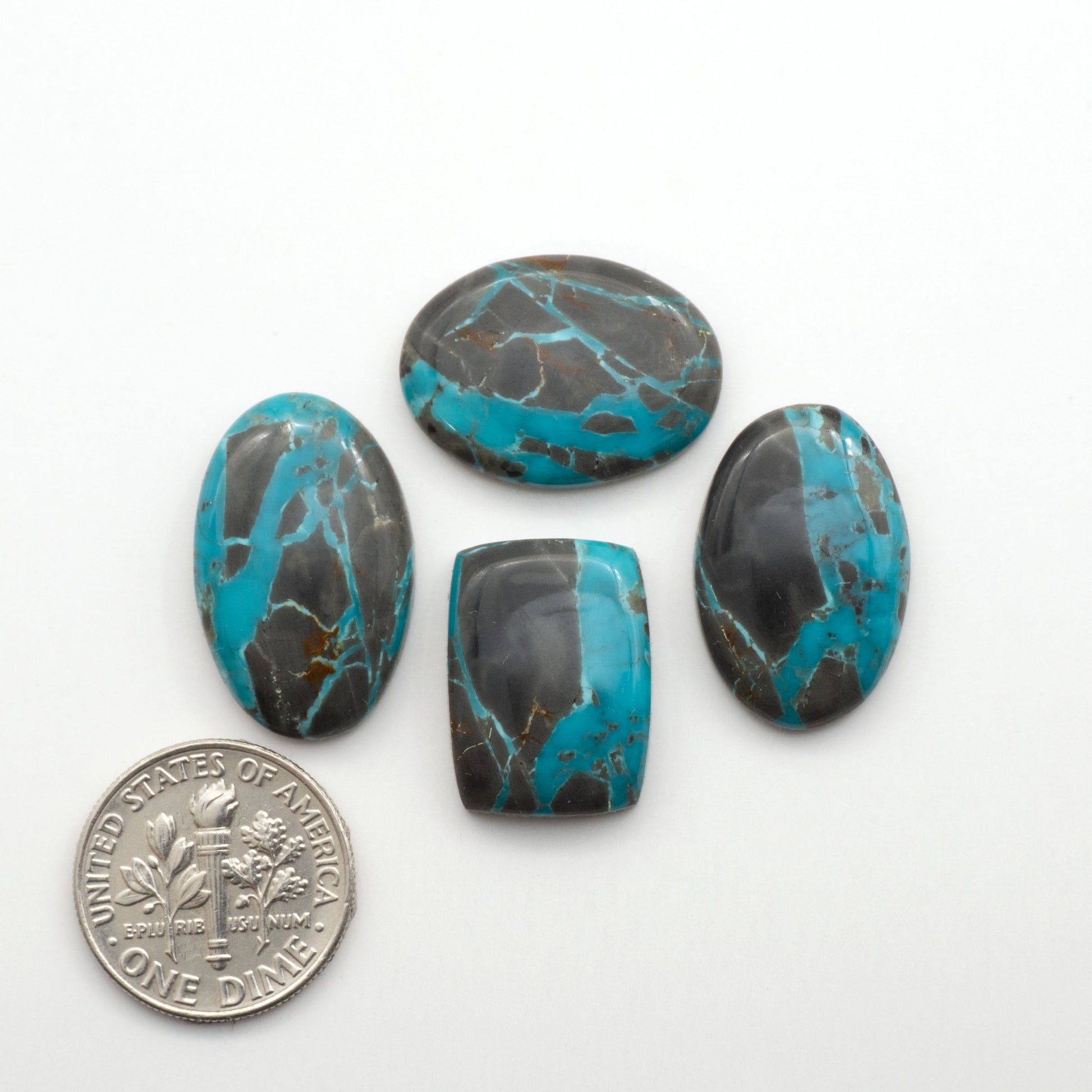 Apache Nugget Turquoise. Mined from the Apache Nugget Hole, this turquoise boasts stunning colors and patterns making it a must-have for any jewelry collection.