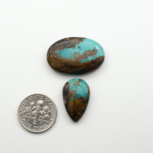 Blue Moon turquoise is a highly prized gemstone, renowned for its vibrant blue color with intricate patterns, making it a must-have for any jewelry collection.