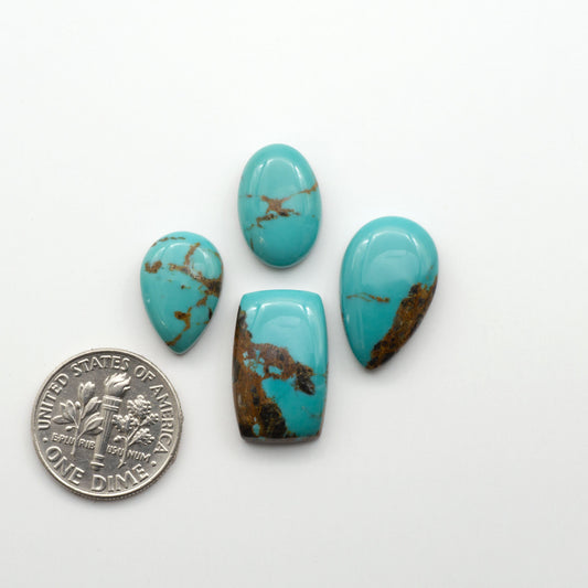 Blue Moon turquoise is a highly prized gemstone, renowned for its vibrant blue color with intricate patterns, making it a must-have for any jewelry collection.
