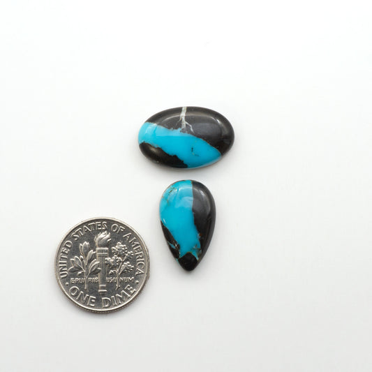 Blue Moon turquoise is a highly prized gemstone, renowned for its vibrant blue color with intricate patterns, making it a must-have for any jewelry collection.