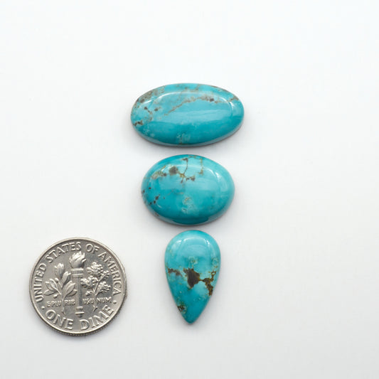Apache Nugget Turquoise. Mined from the Apache Nugget Hole, this turquoise boasts stunning colors and patterns making it a must-have for any jewelry collection.
