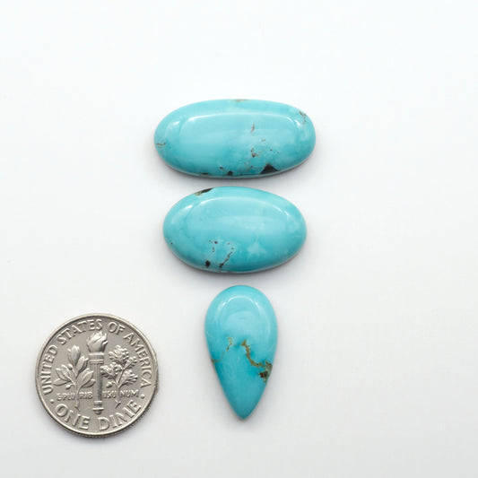 Apache Nugget Turquoise. Mined from the Apache Nugget Hole, this turquoise boasts stunning colors and patterns making it a must-have for any jewelry collection.
