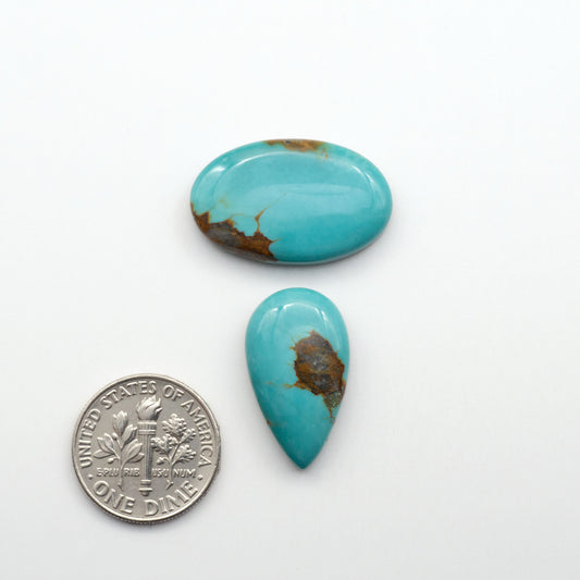 Apache Nugget Turquoise. Mined from the Apache Nugget Hole, this turquoise boasts stunning colors and patterns making it a must-have for any jewelry collection.