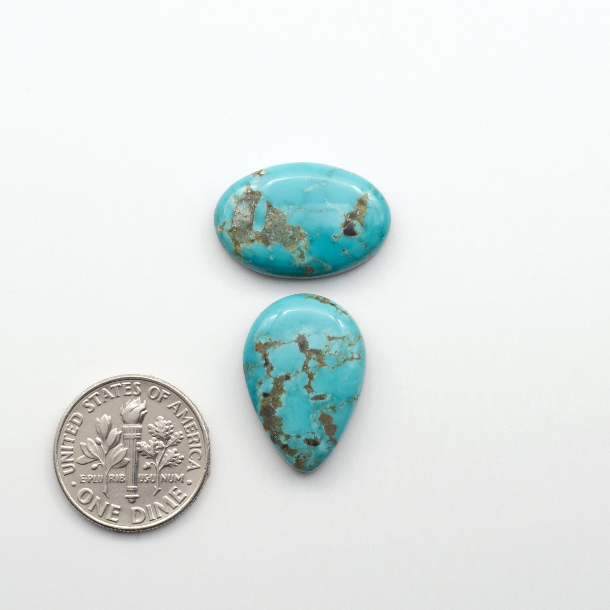 Apache Nugget Turquoise. Mined from the Apache Nugget Hole, this turquoise boasts stunning colors and patterns making it a must-have for any jewelry collection.