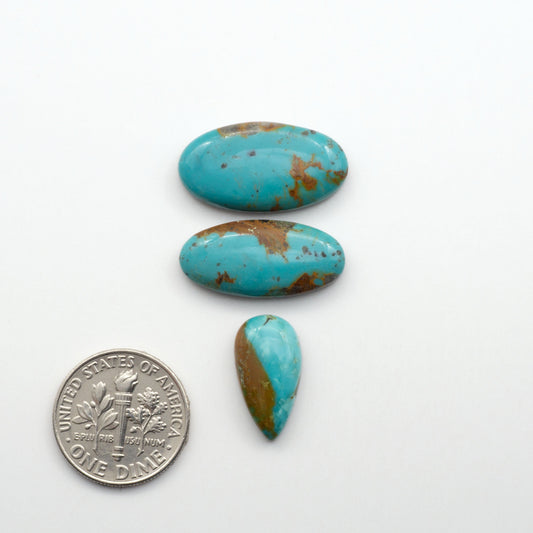 Apache Nugget Turquoise. Mined from the Apache Nugget Hole, this turquoise boasts stunning colors and patterns making it a must-have for any jewelry collection.