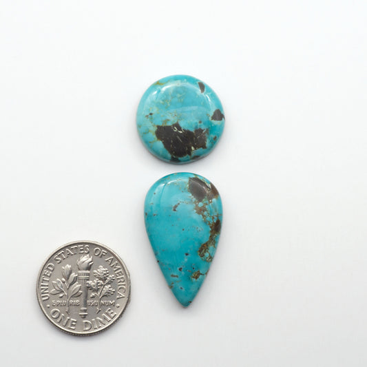 Apache Nugget Turquoise. Mined from the Apache Nugget Hole, this turquoise boasts stunning colors and patterns making it a must-have for any jewelry collection.