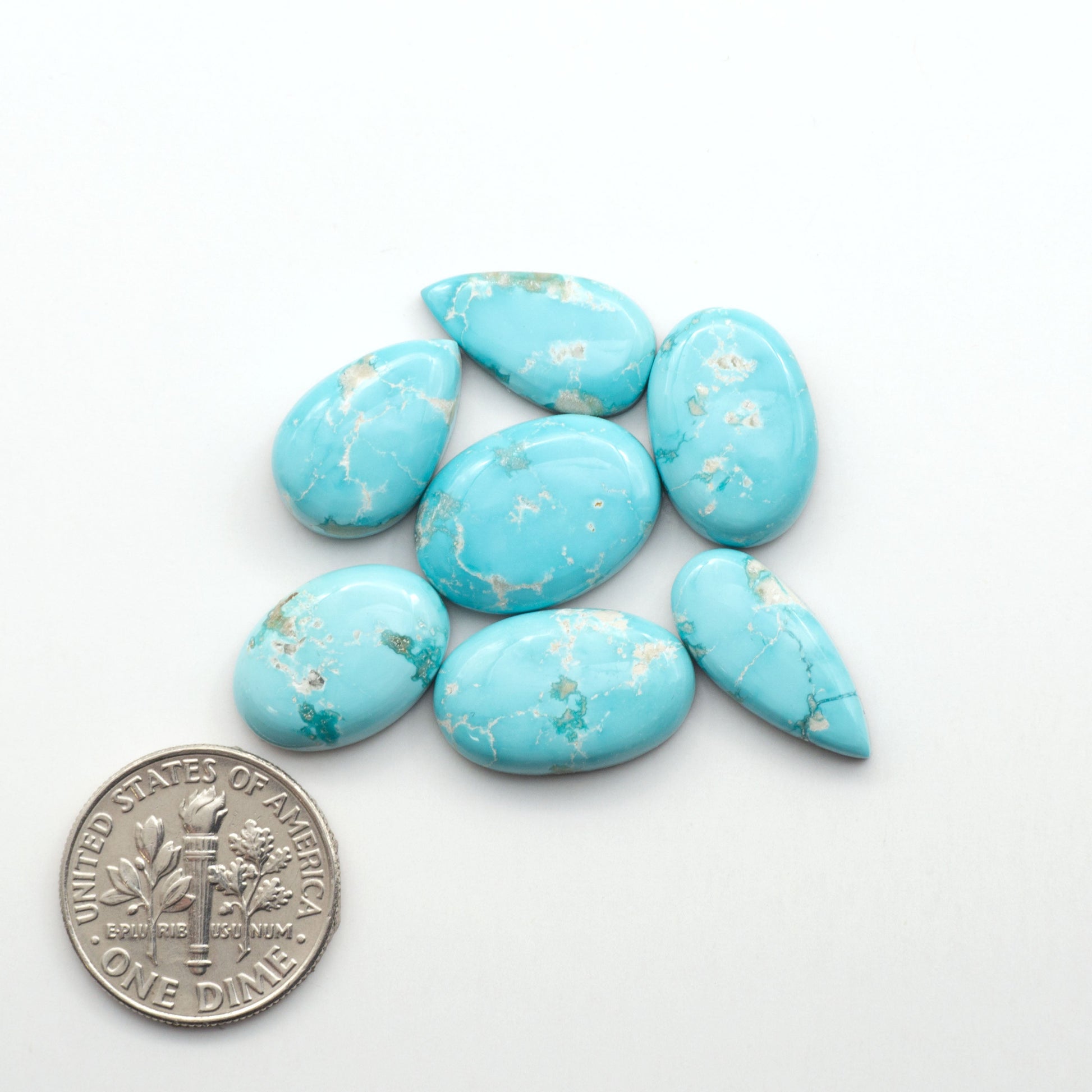 Experience the beauty of Fox Turquoise, mined in Nevada, USA. Elevate your jewelry designs with the stunning colors and patterns of these unique gemstones.