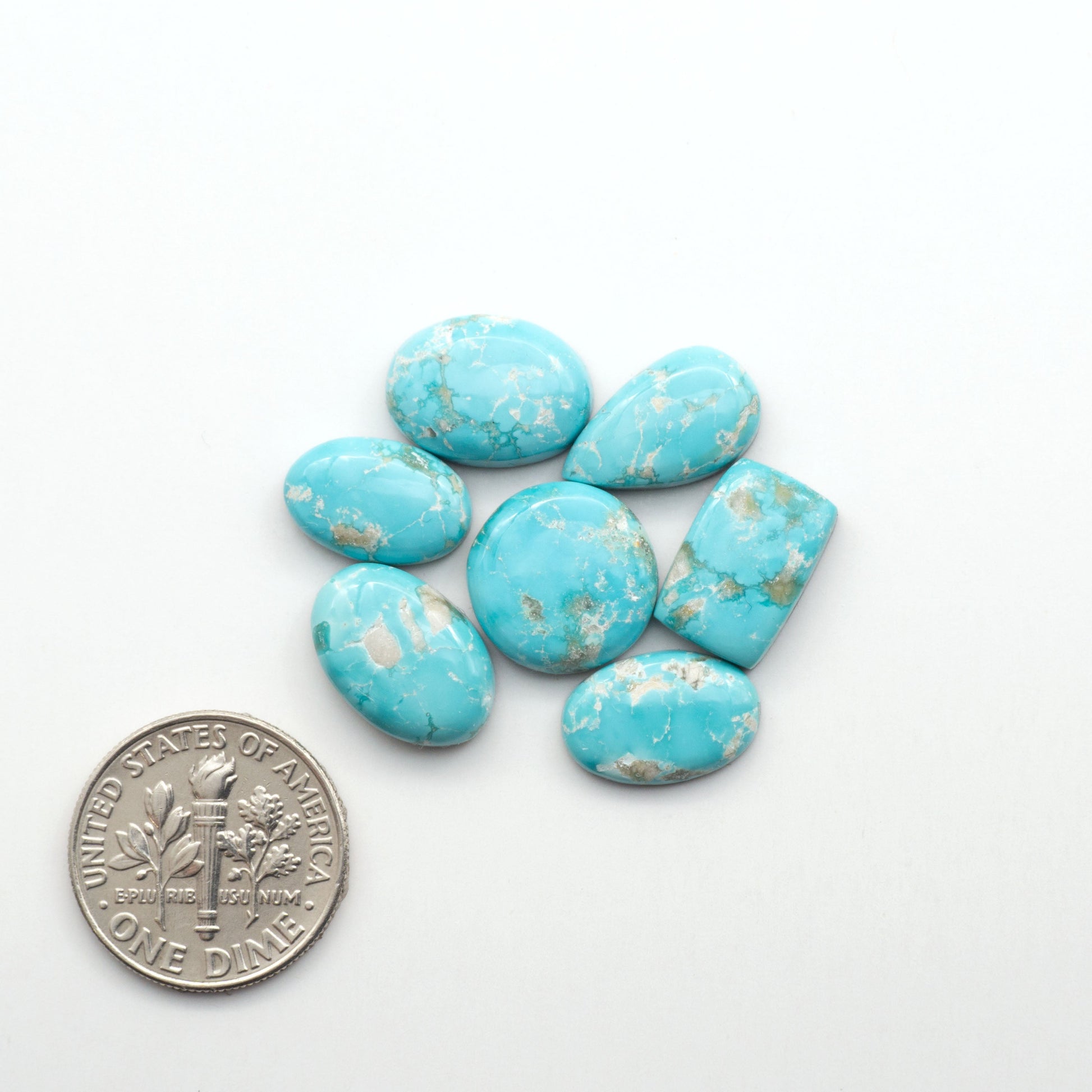 Experience the beauty of Fox Turquoise, mined in Nevada, USA. Elevate your jewelry designs with the stunning colors and patterns of these unique gemstones.