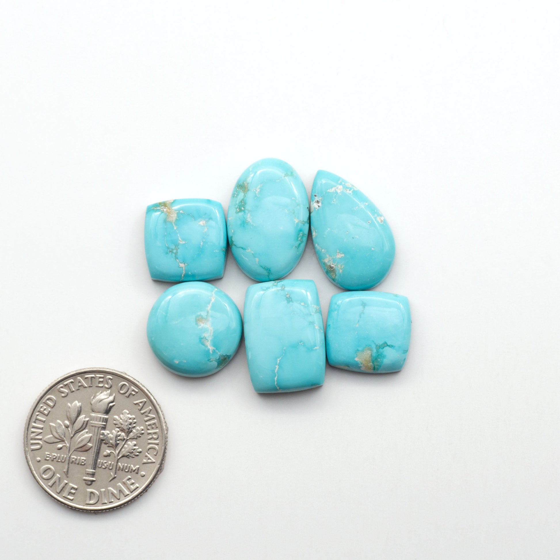 Experience the beauty of Fox Turquoise, mined in Nevada, USA. Elevate your jewelry designs with the stunning colors and patterns of these unique gemstones.