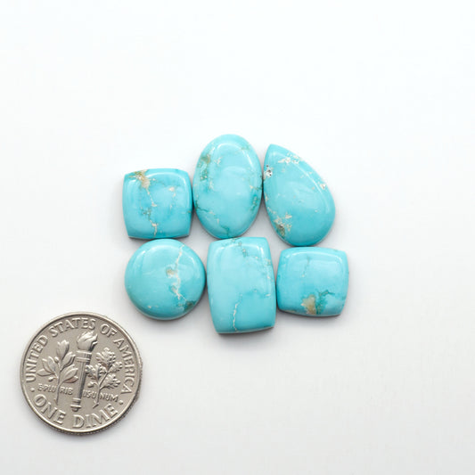Experience the beauty of Fox Turquoise, mined in Nevada, USA. Elevate your jewelry designs with the stunning colors and patterns of these unique gemstones.
