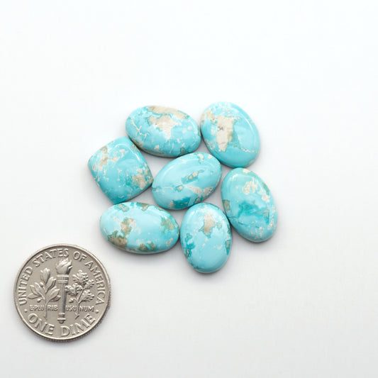 Experience the beauty of Fox Turquoise, mined in Nevada, USA. Elevate your jewelry designs with the stunning colors and patterns of these unique gemstones.
