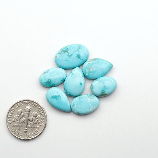 Experience the beauty of Fox Turquoise, mined in Nevada, USA. Elevate your jewelry designs with the stunning colors and patterns of these unique gemstones.