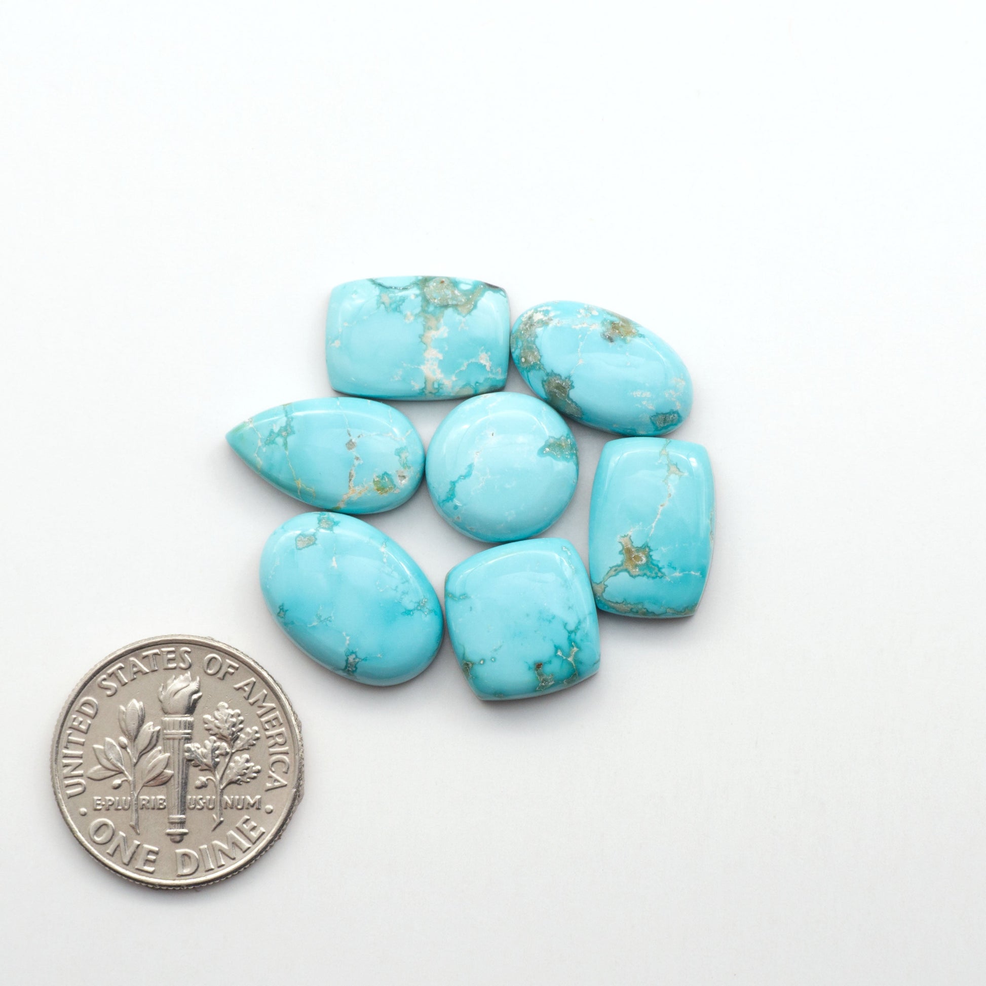 Experience the beauty of Fox Turquoise, mined in Nevada, USA. Elevate your jewelry designs with the stunning colors and patterns of these unique gemstones.
