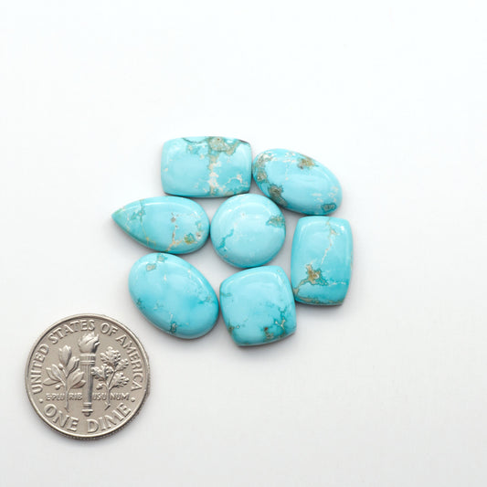 Experience the beauty of Fox Turquoise, mined in Nevada, USA. Elevate your jewelry designs with the stunning colors and patterns of these unique gemstones.