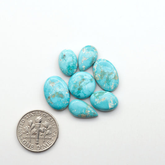 Experience the beauty of Fox Turquoise, mined in Nevada, USA. Elevate your jewelry designs with the stunning colors and patterns of these unique gemstones.