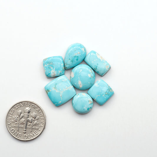 Experience the beauty of Fox Turquoise, mined in Nevada, USA. Elevate your jewelry designs with the stunning colors and patterns of these unique gemstones.