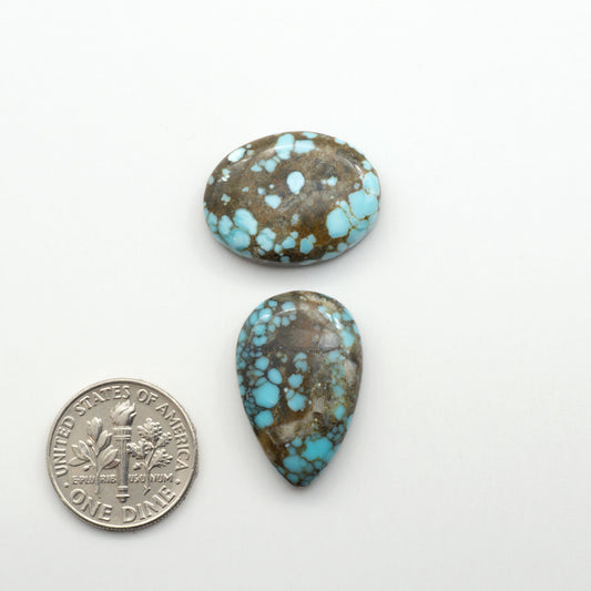 Blue Moon turquoise is a highly prized gemstone, renowned for its vibrant blue color with intricate patterns, making it a must-have for any jewelry collection.