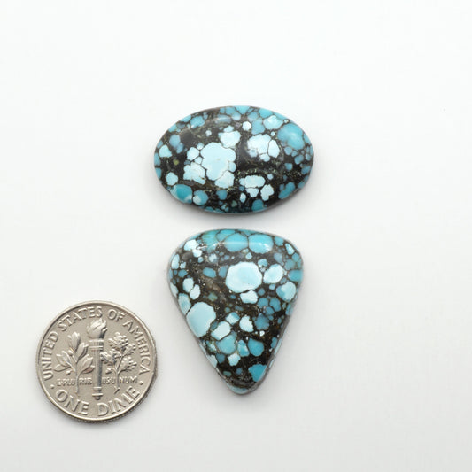 Blue Moon turquoise is a highly prized gemstone, renowned for its vibrant blue color with intricate patterns, making it a must-have for any jewelry collection.