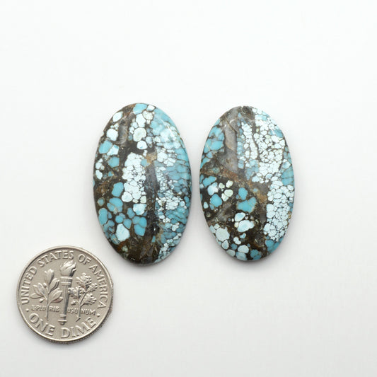 Blue Moon turquoise is a highly prized gemstone, renowned for its vibrant blue color with intricate patterns, making it a must-have for any jewelry collection.