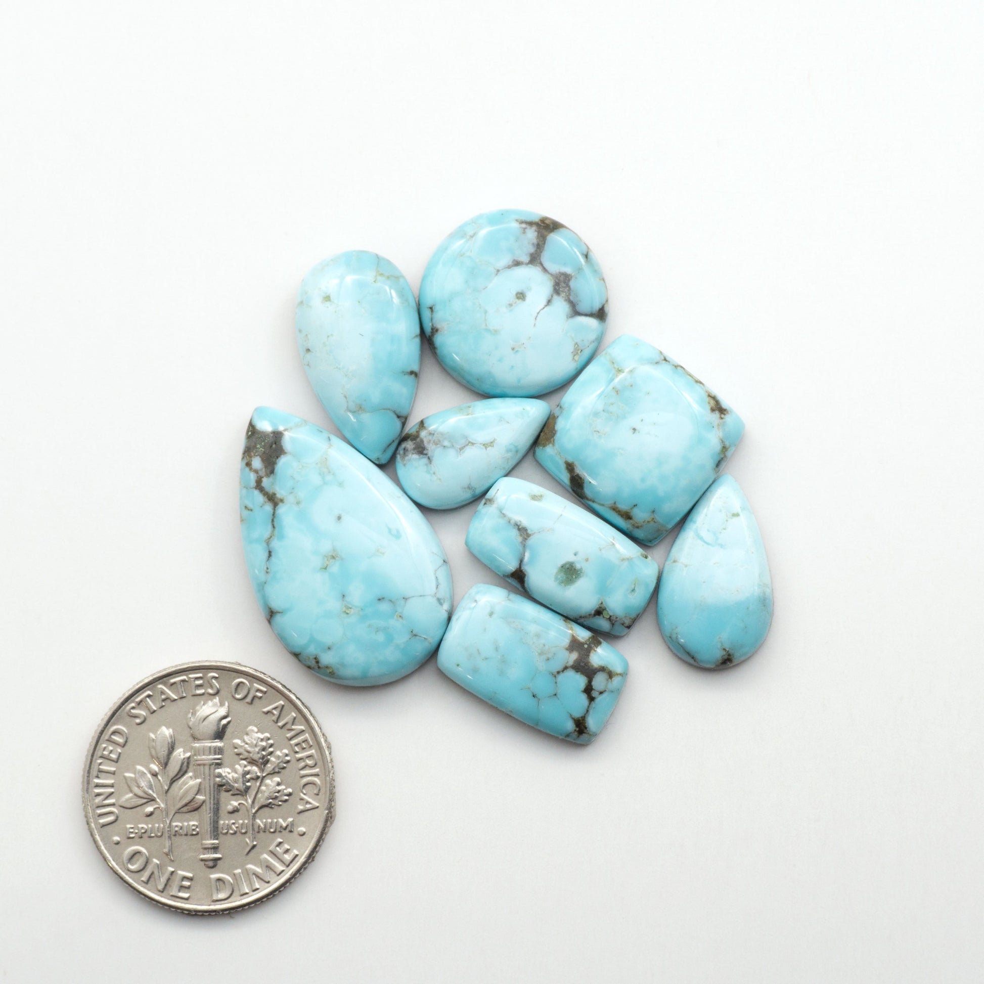 Blue Moon turquoise is a highly prized gemstone, renowned for its vibrant blue color with intricate patterns, making it a must-have for any jewelry collection.