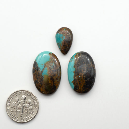 Blue Moon turquoise is a highly prized gemstone, renowned for its vibrant blue color with intricate patterns, making it a must-have for any jewelry collection.