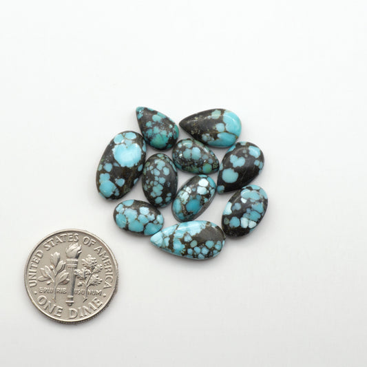 Blue Moon turquoise is a highly prized gemstone, renowned for its vibrant blue color with intricate patterns, making it a must-have for any jewelry collection.