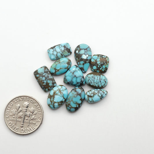 Blue Moon turquoise is a highly prized gemstone, renowned for its vibrant blue color with intricate patterns, making it a must-have for any jewelry collection.
