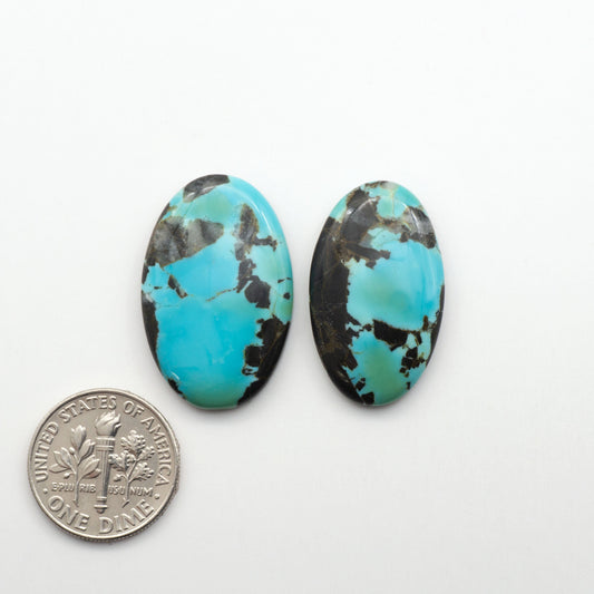 Blue Moon turquoise is a highly prized gemstone, renowned for its vibrant blue color with intricate patterns, making it a must-have for any jewelry collection.