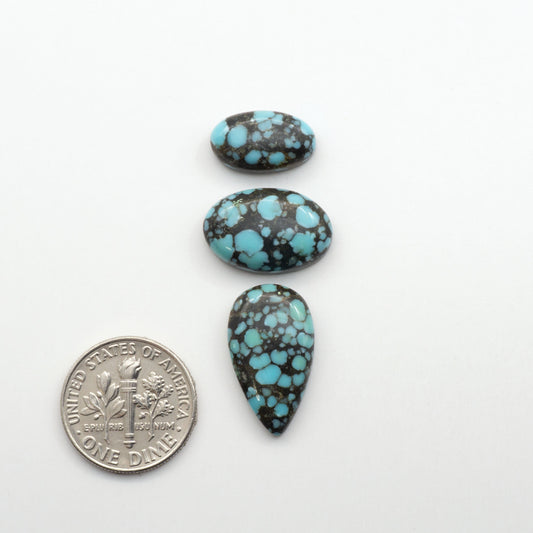 Blue Moon turquoise is a highly prized gemstone, renowned for its vibrant blue color with intricate patterns, making it a must-have for any jewelry collection.