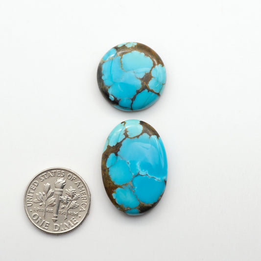 Blue Moon turquoise is a highly prized gemstone, renowned for its vibrant blue color with intricate patterns, making it a must-have for any jewelry collection.