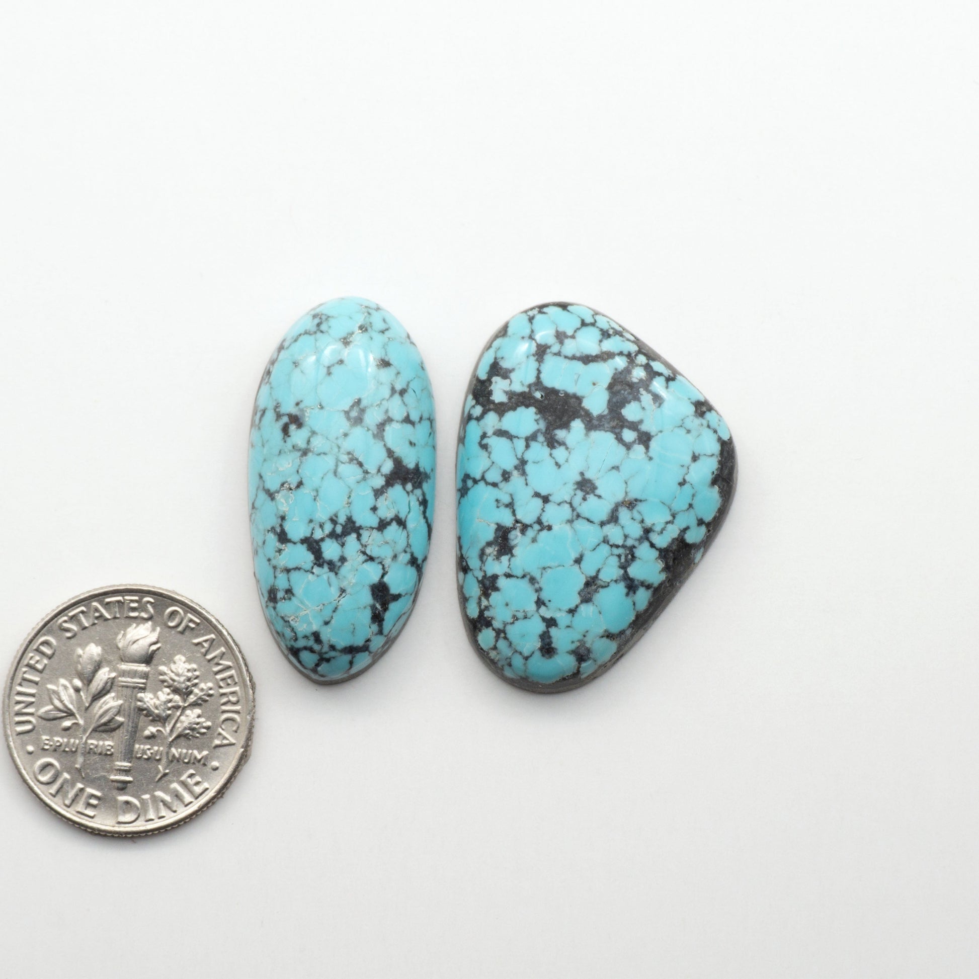 Number 8 Turquoise Cabochons have been selected for their quality and unique appearance. Don't miss the chance to add a one-of-a-kind piece to your collection.