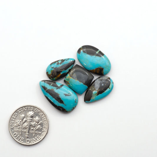 Blue Moon turquoise is a highly prized gemstone, renowned for its vibrant blue color with intricate patterns, making it a must-have for any jewelry collection.