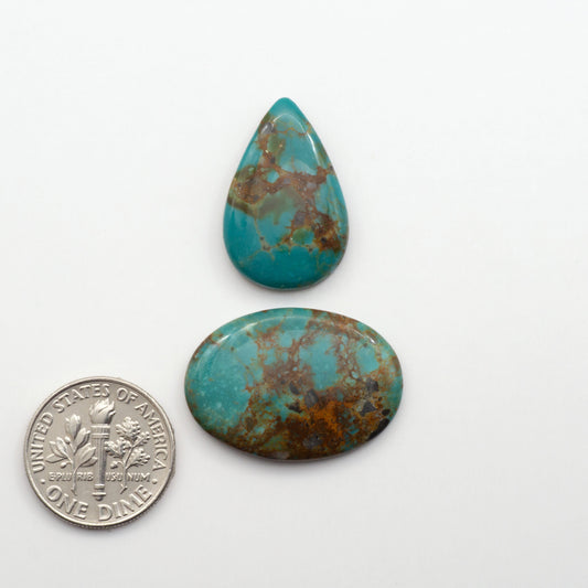 Apache Nugget Turquoise. Mined from the Apache Nugget Hole, this turquoise boasts stunning colors and patterns making it a must-have for any jewelry collection.