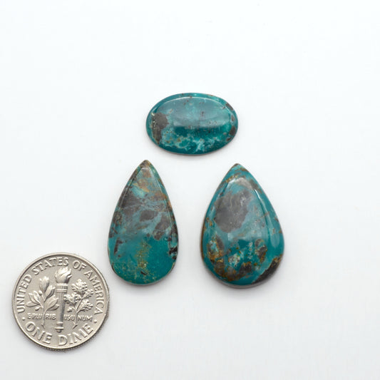 Apache Nugget Turquoise. Mined from the Apache Nugget Hole, this turquoise boasts stunning colors and patterns making it a must-have for any jewelry collection.