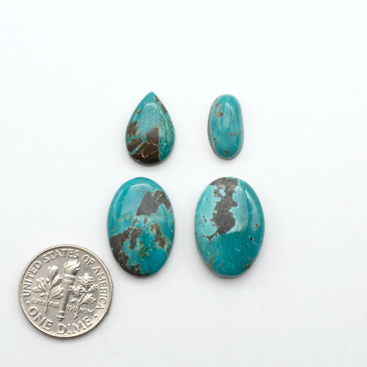 Apache Nugget Turquoise. Mined from the Apache Nugget Hole, this turquoise boasts stunning colors and patterns making it a must-have for any jewelry collection.